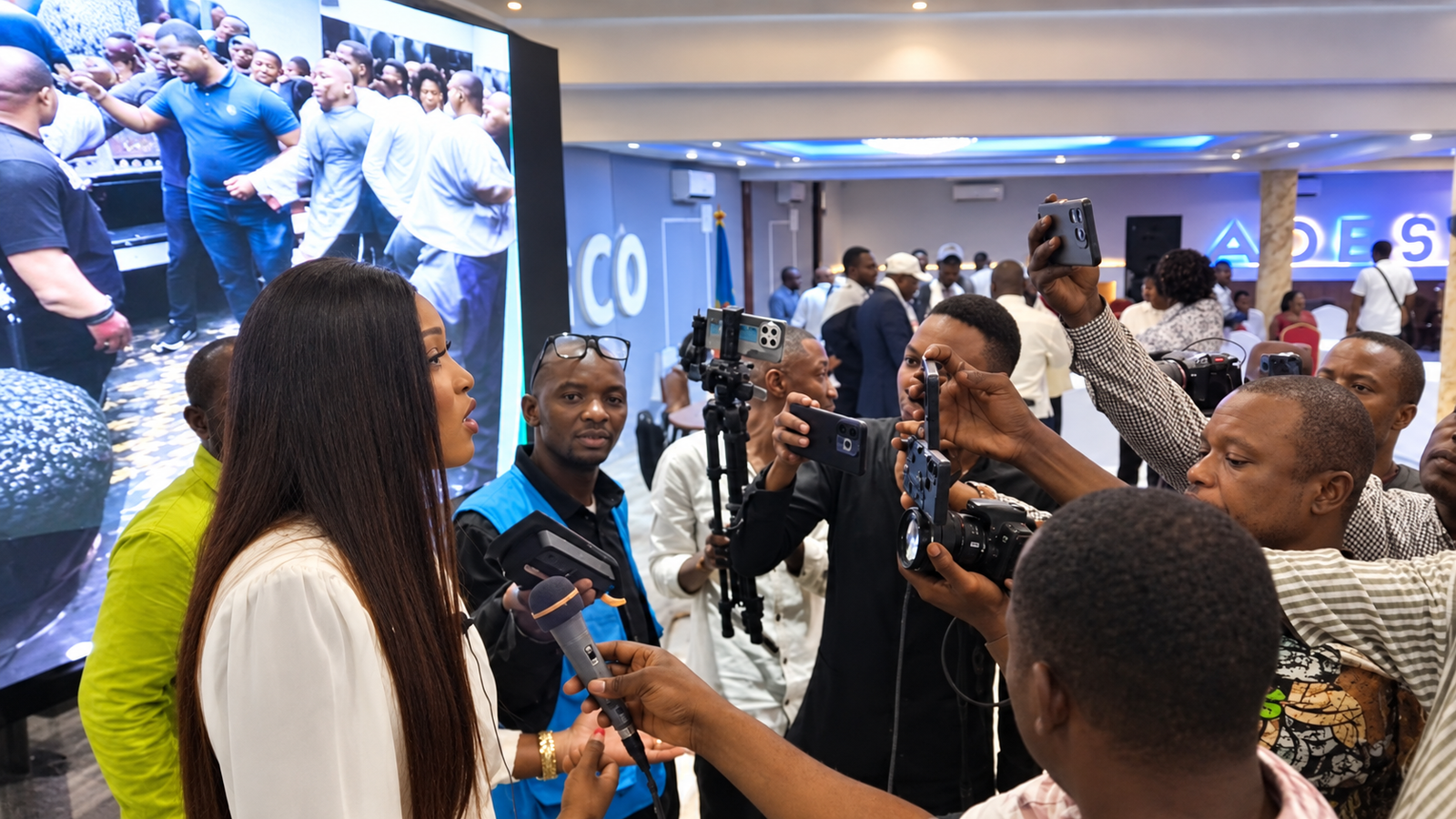 ADESCO : en mission à Kinshasa, Divine Mukeng appelle la jeunesse à devenir actrice de la transformation de la RDC plutôt que de rester spectatrice