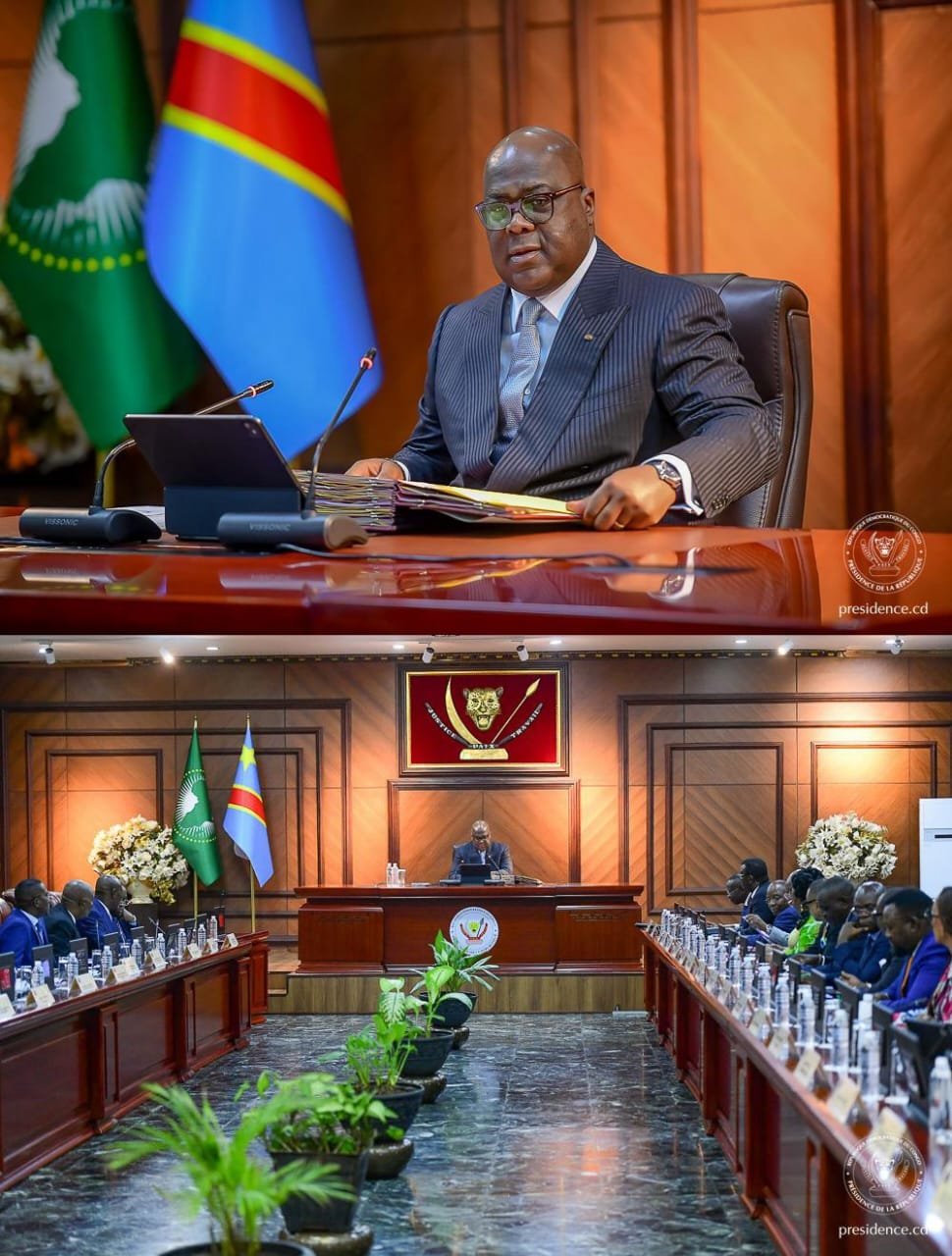 RDC : Félix Tshisekedi préside la 100ᵉ réunion du Conseil des ministres